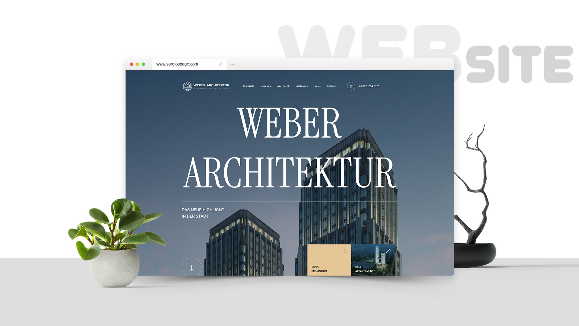 Weber-Architektur - Seite für Architekturunternehmen