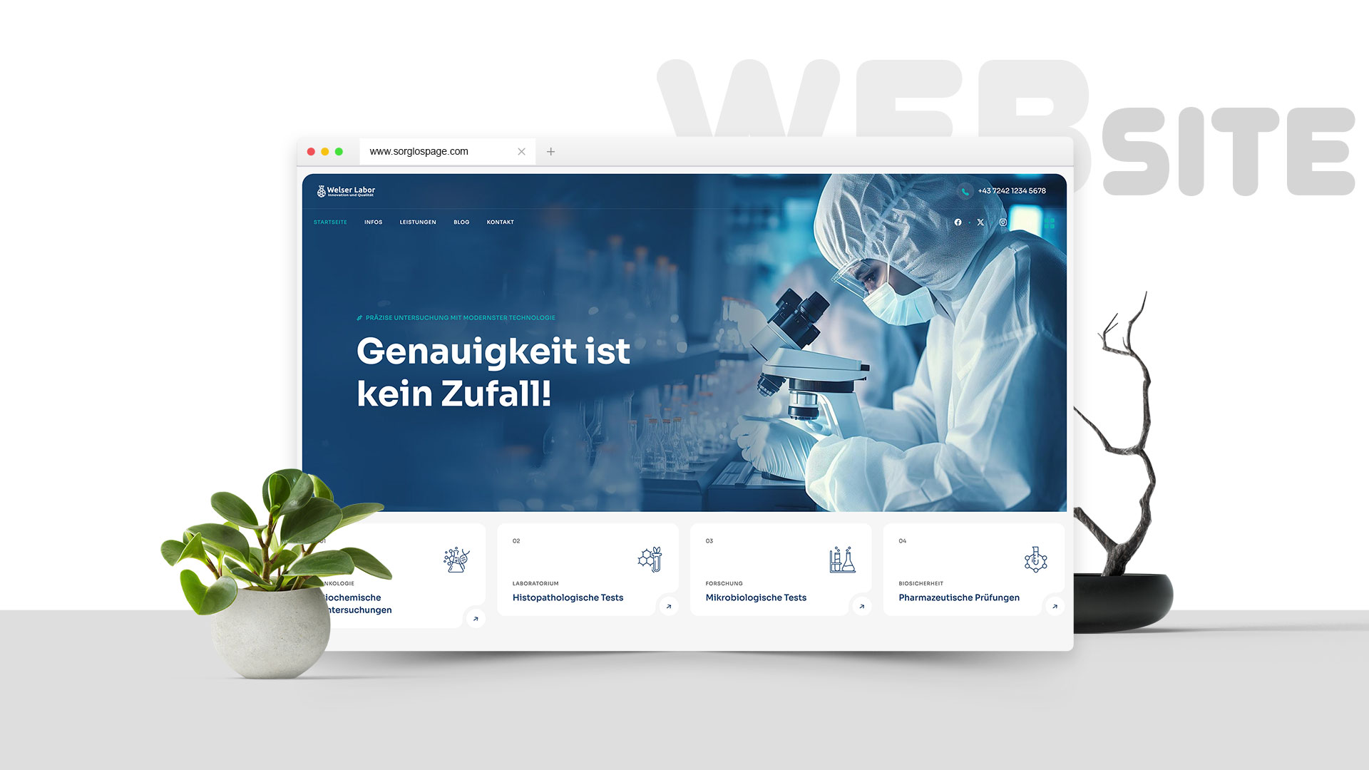 Welser Labor - Seite für Chemieunternehmen