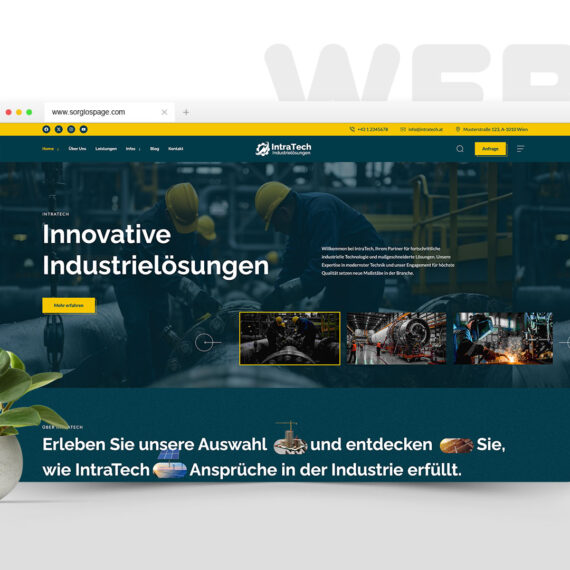 Industriebetrieb - Seite für Industrieunternehmen