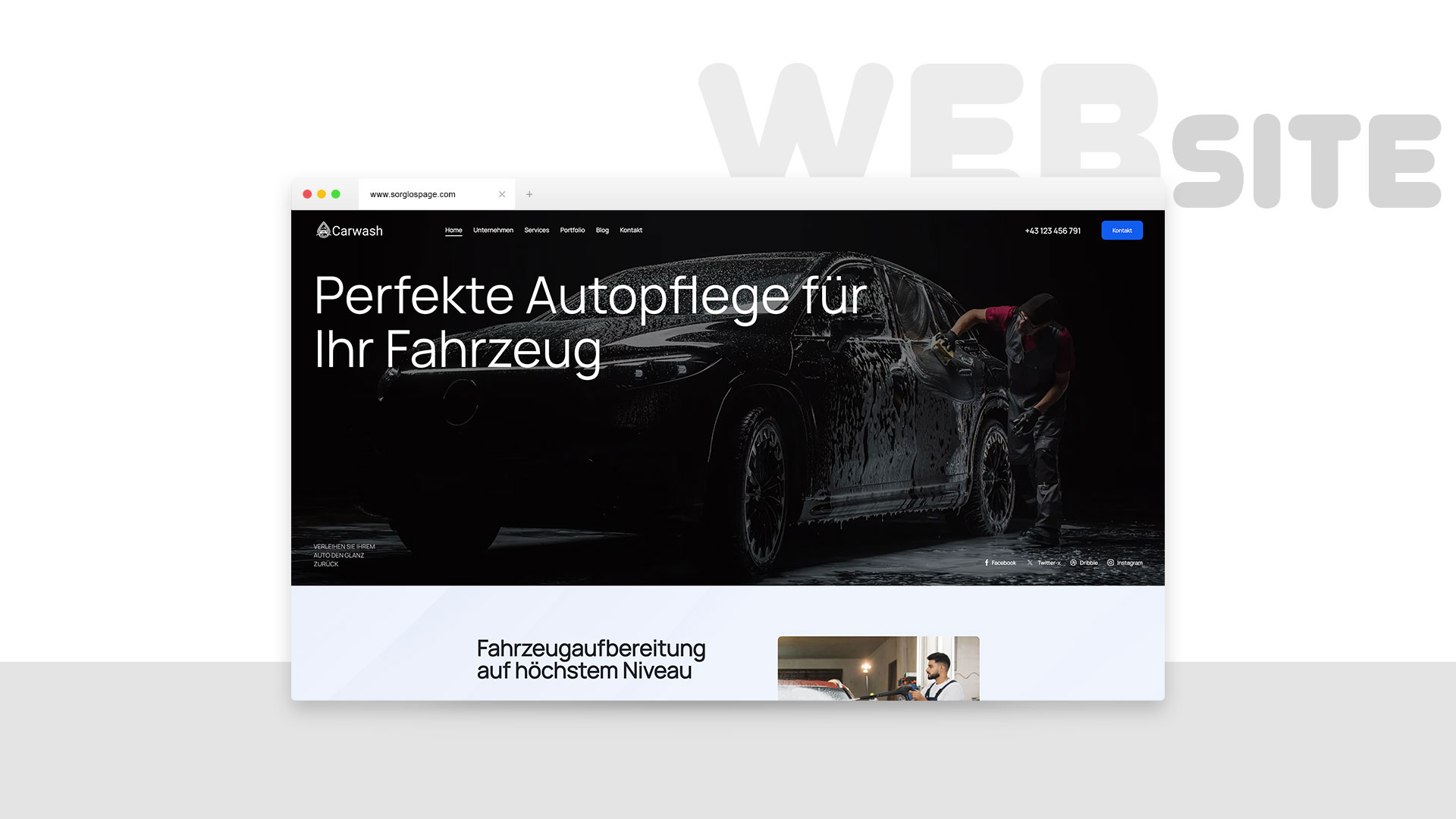 Carwash - Seite für Aufbereitungsunternehmen