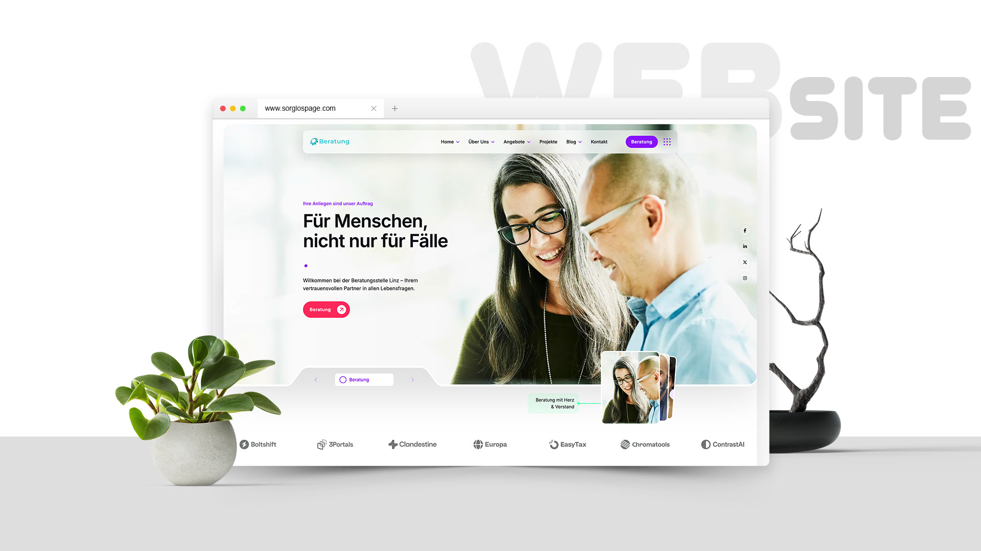 Business Consulting - Seite für Beratungsunternehmen