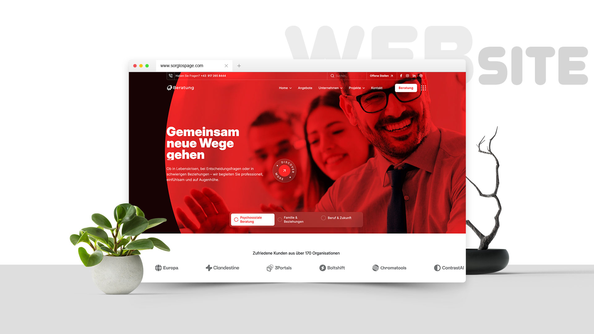Consulting Business - Seite für Beratungsunternehmen
