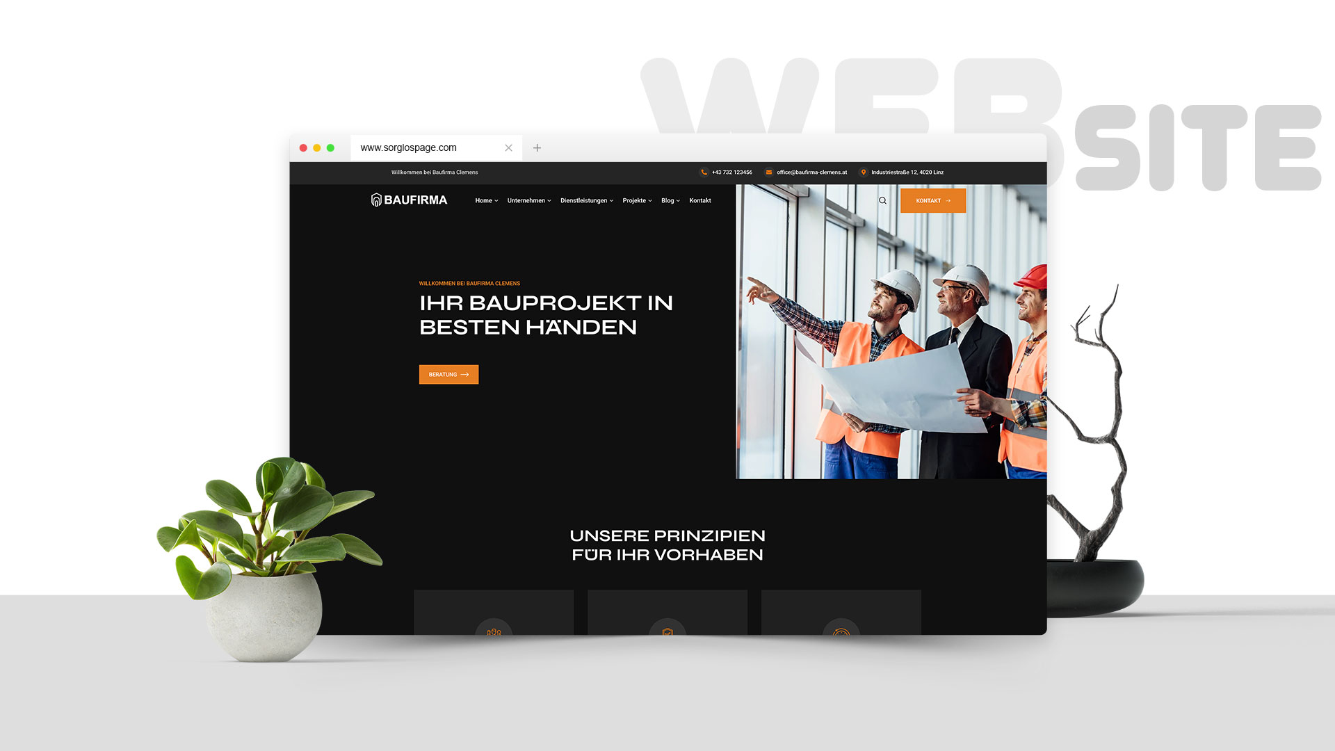 Baufirma Clemens - Seite für Bauunternehmen