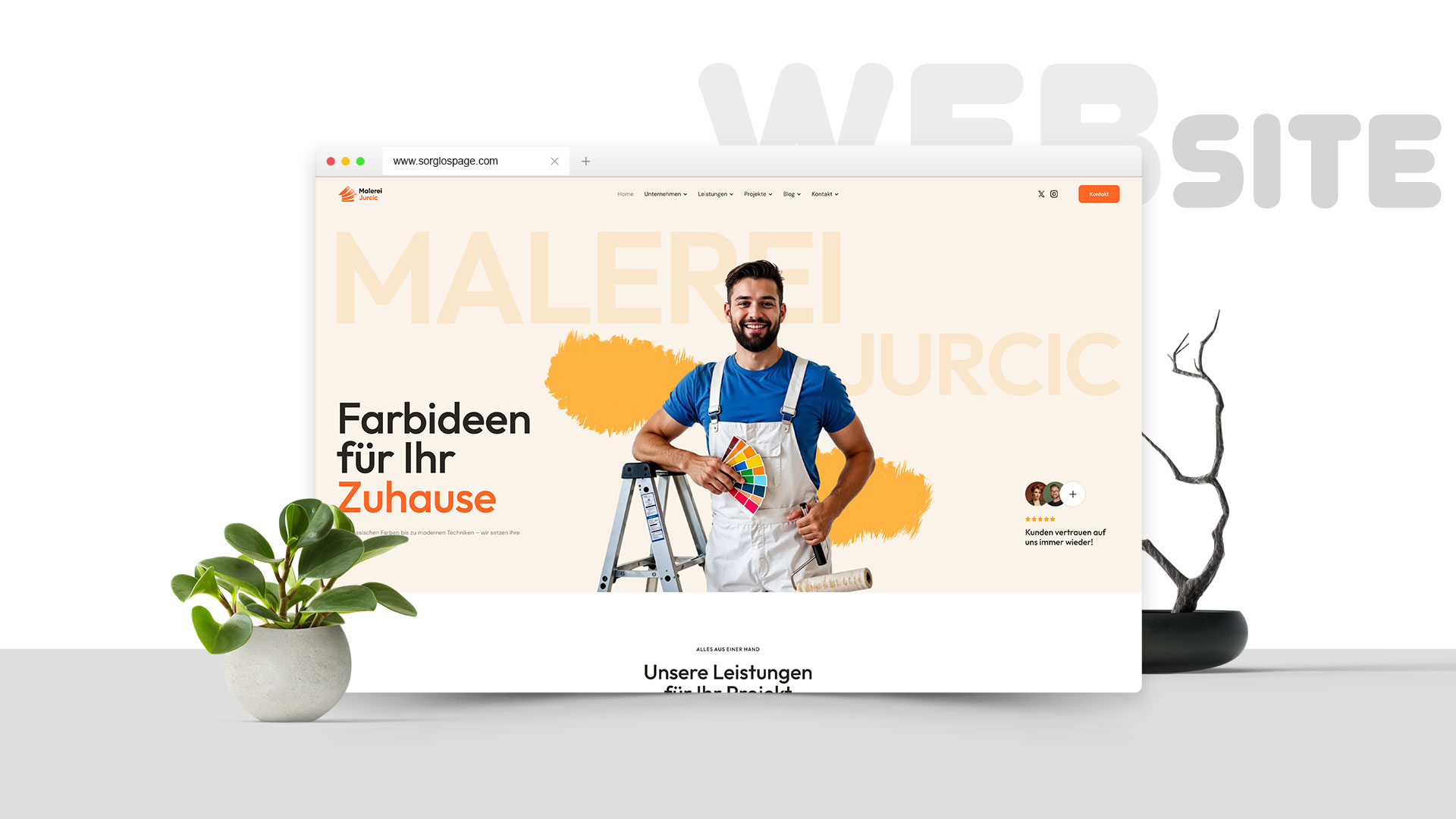 Malerei Jurcic - Seite für Malereiunternehmen