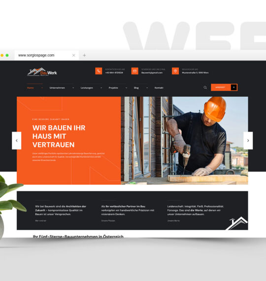 Bauwerk - Seite für Bauunternehmen