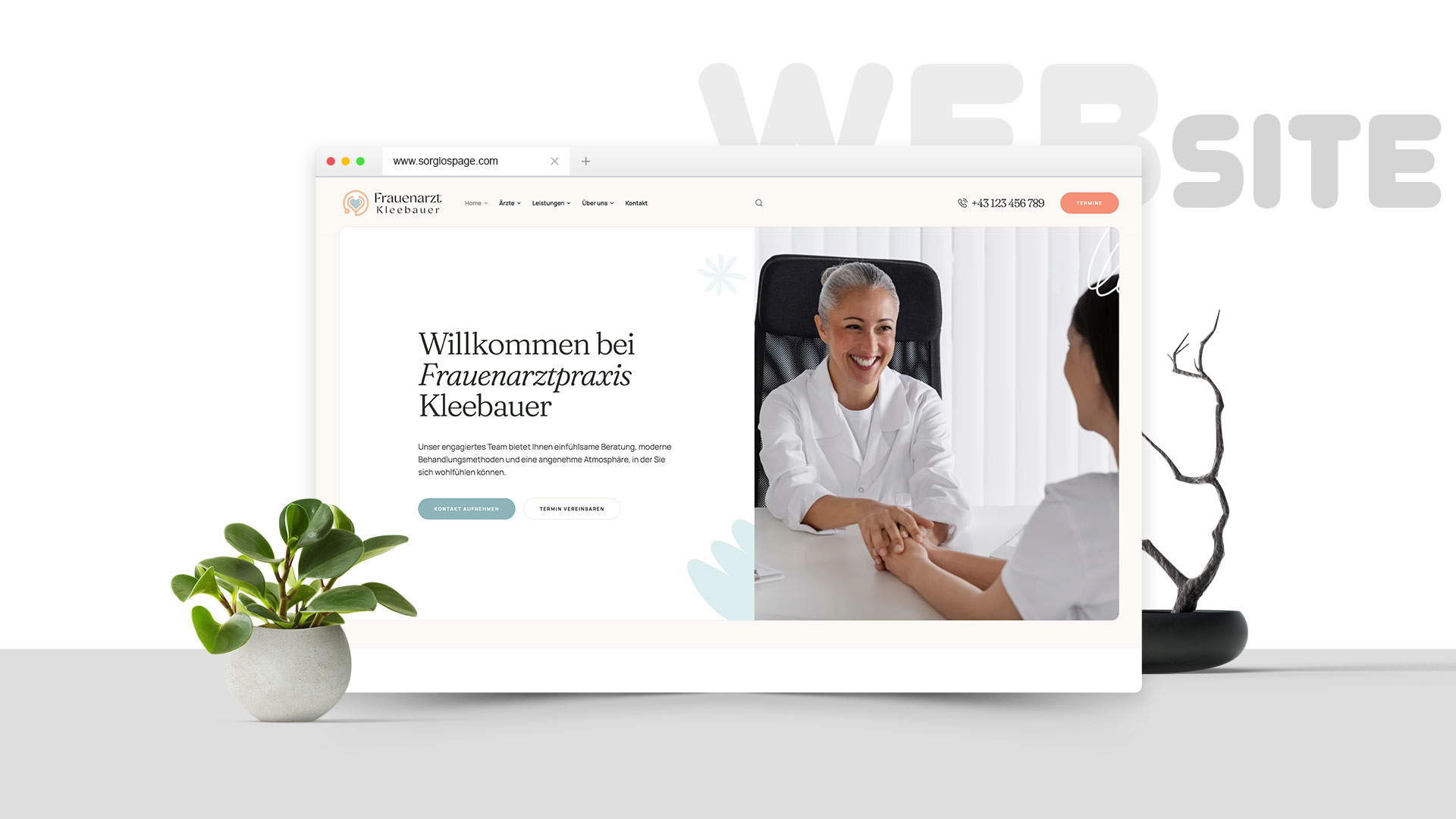 Sorglos Page GmbH aus Wels Frauenarzt - Seite für Frauenarztunternehmen