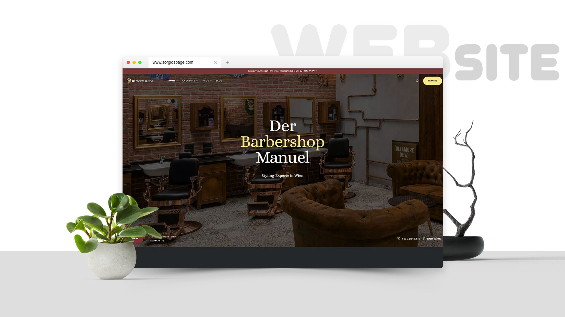 Barber x Tattoo - Seite für Barber- & Tattoounternehmen