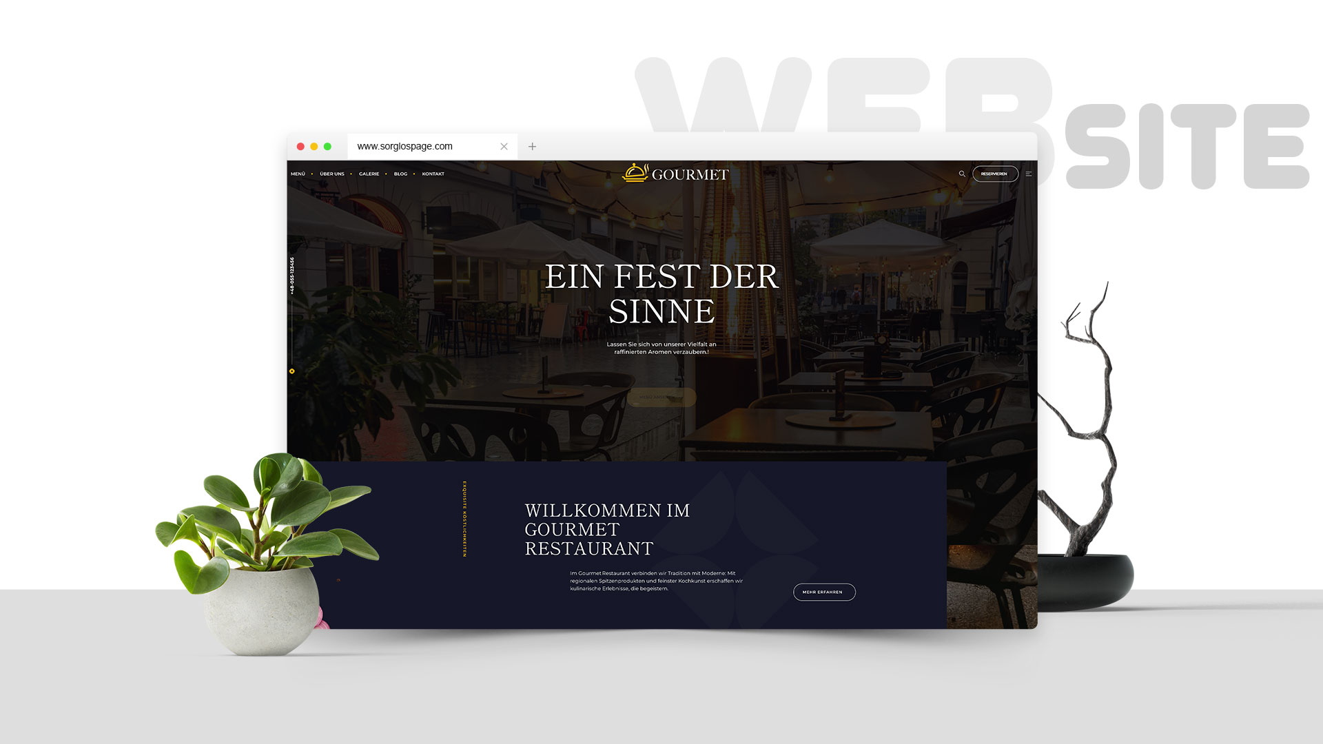 Gourmet Restaurant 2 - Seite für Gastronomieunternehmen